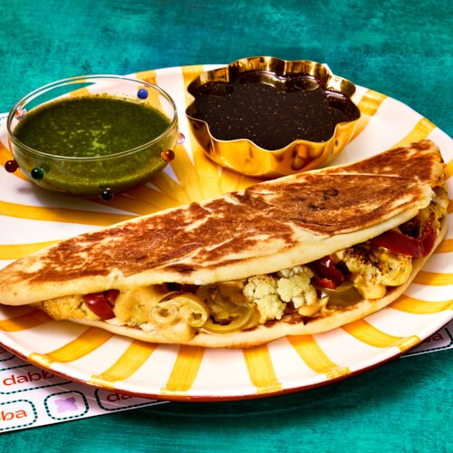 Photo of Roasted Cauliflower Naan Toastie from Dabba Indian Kitchen