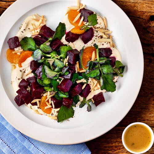 Photo of Beet Salad with Tahini Yogurt from Walnut Lane by Jonathan Waxman