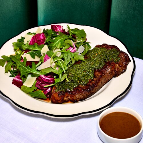 Photo of Steak with Arugula Salad from Alanza