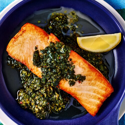Roasted Salmon & Chimichurri