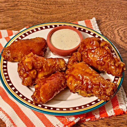 Photo of 5 Piece Sriracha BBQ Wings from Blue Ribbon Fried Chicken