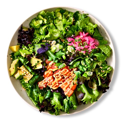 Photo of Spicy Salmon Sashimi Salad from Royal Greens
