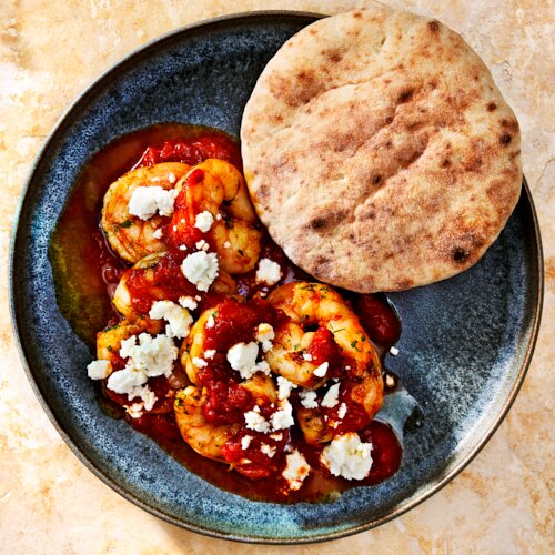 Photo of Shrimp Saganaki from Chios Taverna by Michael Symon