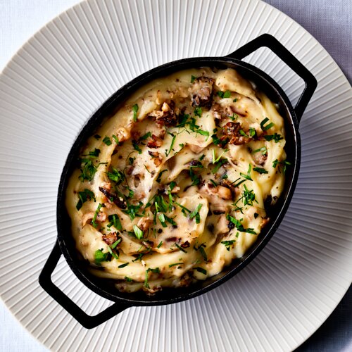 Photo of Mushroom & Truffle Mashed Potatoes from Bobby Flay Steak