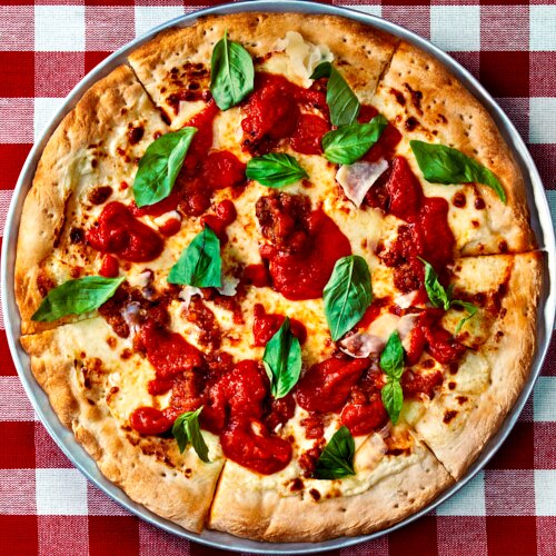 Photo of Bolognese Pizza on Gluten-Free Crust from Alanza Pizza