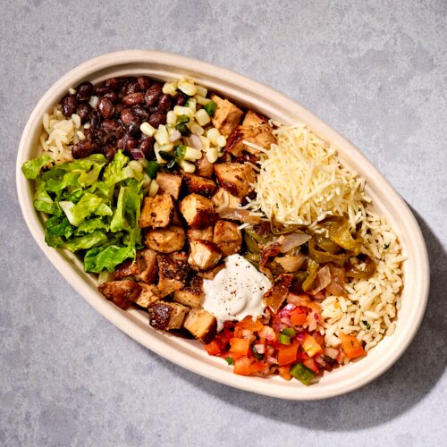Photo of White Rice Fajita Bowl from Limesalt