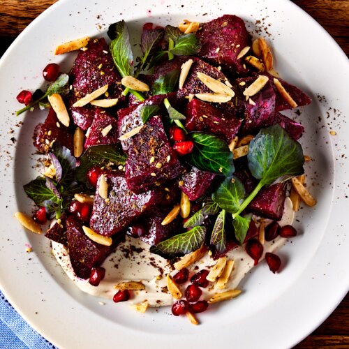Photo of Beet Salad with Tahini Yogurt from Walnut Lane by Jonathan Waxman