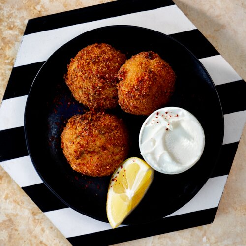 Photo of Crab Keftedes from Chios Taverna by Michael Symon