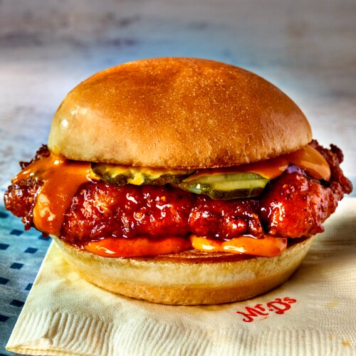 Photo of Mr. D’s Spicy Chicken Sandwich from Mr. D's Fried Chicken