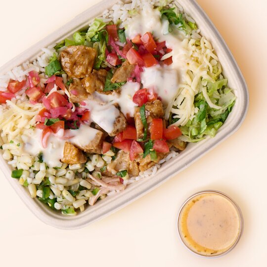 Photo of Chicken Queso Rice Bowl from El Diez Mexican Bowls