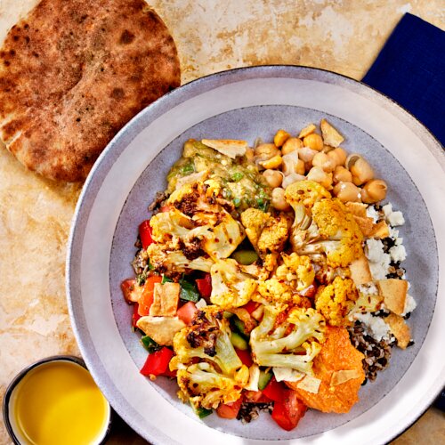 Photo of Cauliflower & Chickpea Grain Bowl from Yasas by Michael Symon
