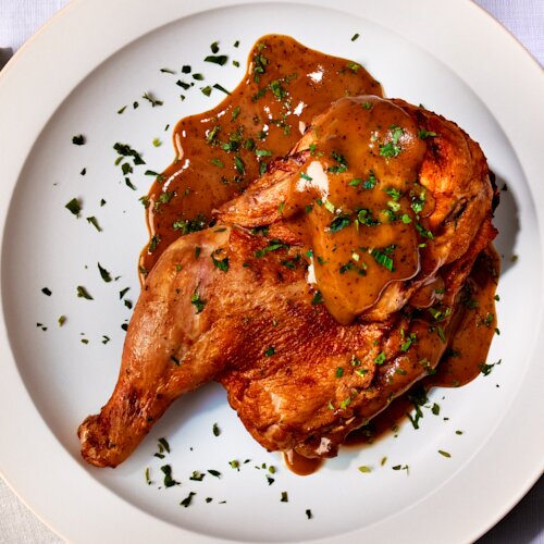 Photo of Mustard Roasted Chicken from Bobby Flay Steak
