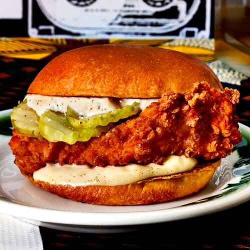 Photo of M's Fried Chicken Sandwich from Streetbird by Marcus Samuelsson