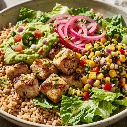 Photo of Baja Chicken Souvlaki Bowl from Opa Cantina