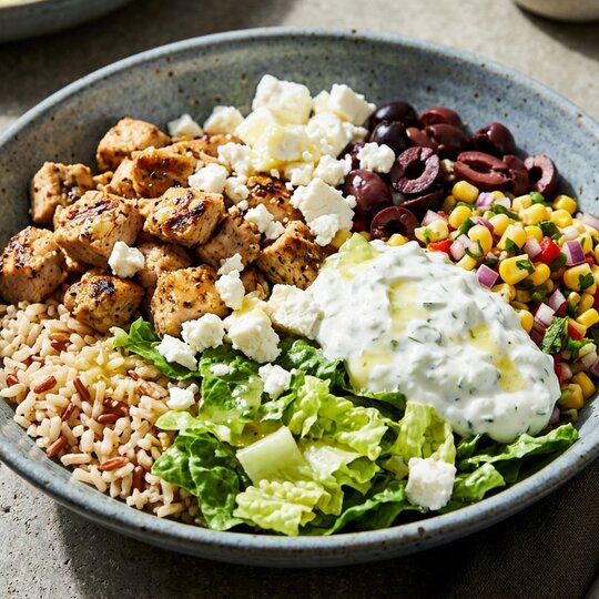 Photo of Chicken Souvlaki Bowl from Cantina Zorba